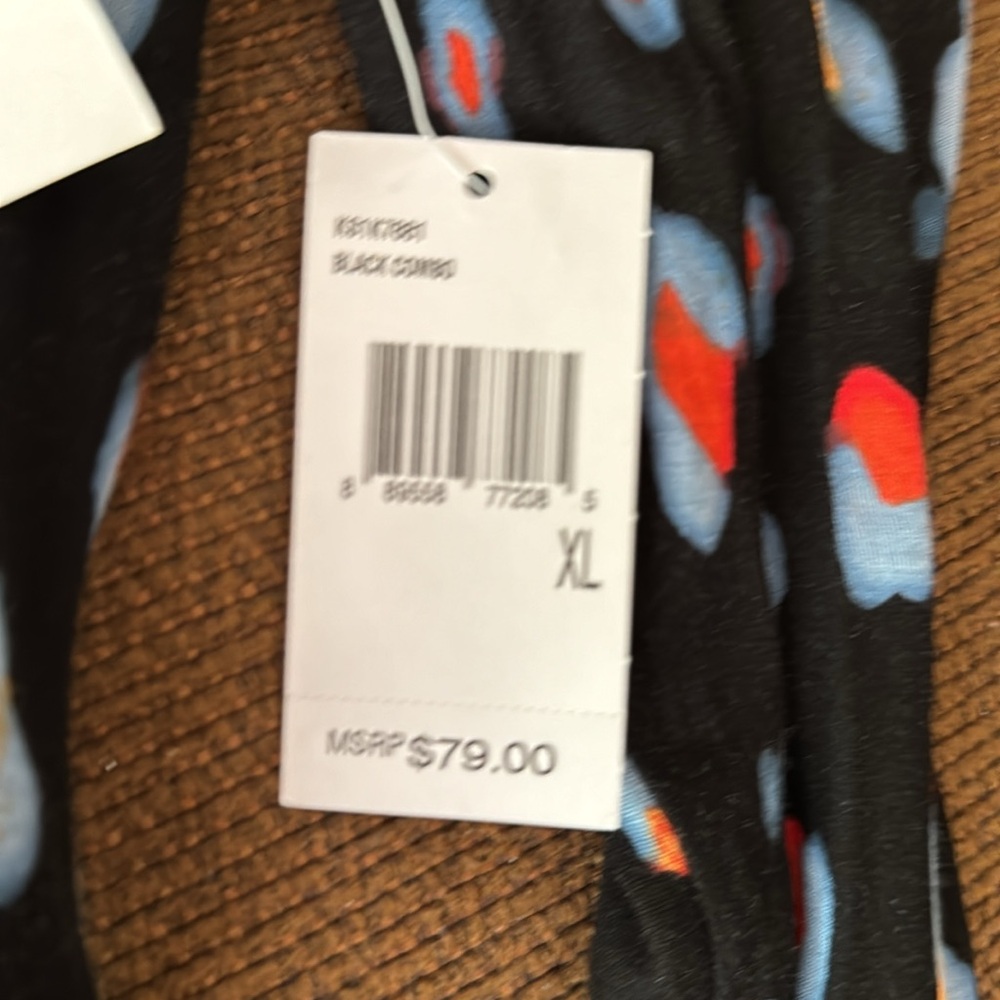 🎨 KENSIE; Brand New with Tags! Watercolor Spots Dress in Misses Size XL. - Picture 10 of 15